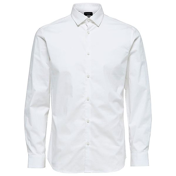 Selected Brooklyn Slim Langarm Hemd S Bright White günstig online kaufen