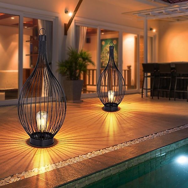 GLOBO LIGHTING LED Solarleuchte, LED-Leuchtmittel fest günstig online kaufen
