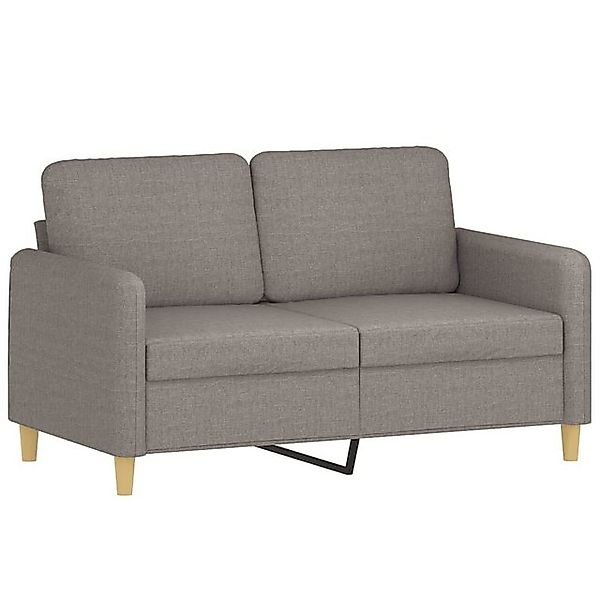 vidaXL Sofa 2-Sitzer-Sofa Taupe 120 cm Stoff günstig online kaufen