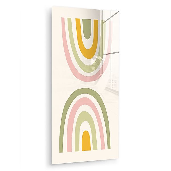 MuchoWow Acrylglasbild Regenbogen - Pastell - günstig online kaufen