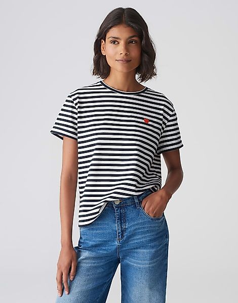 OPUS Kurzarmshirt Serz stripe günstig online kaufen