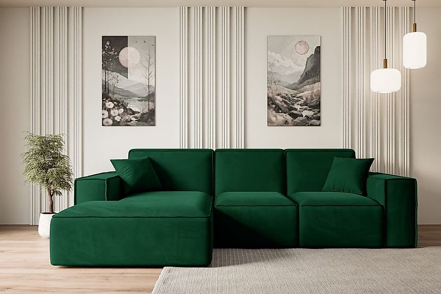 ALTDECOR Ecksofa SERRA-L-S, Couch mit Schlaffunktion, günstig online kaufen