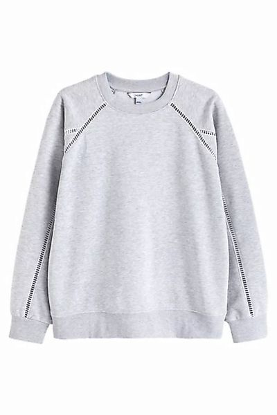 Next Sweatshirt Sweatshirt mit Gitterbesatz (1-tlg) günstig online kaufen