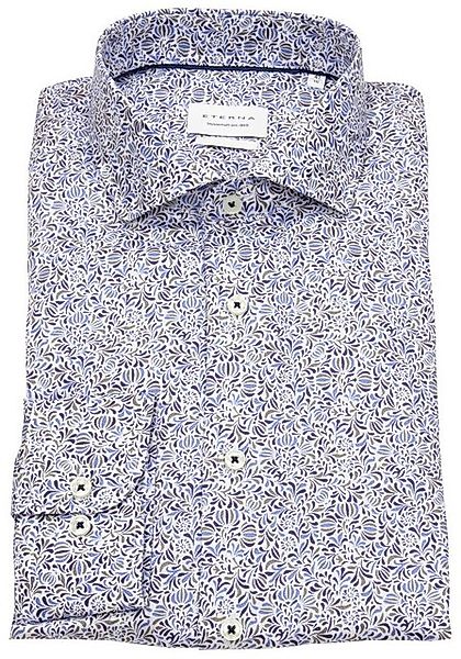 Eterna Langarmhemd Modern Fit leicht tailliert bügelfrei Kentkragen günstig online kaufen