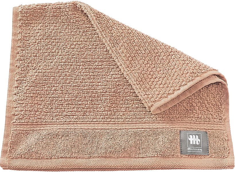 Musterring Gästehandtuch Solid, Frottee (1-St), hautschmeichelnde günstig online kaufen