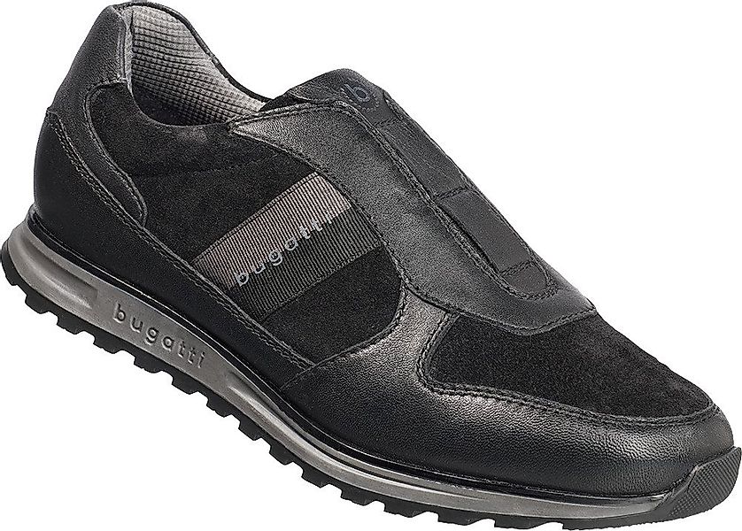 bugatti Slipper aus weichem Nappa- und Veloursleder günstig online kaufen