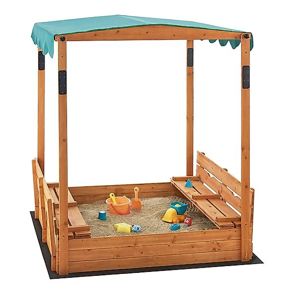 en.casa Sandkasten, »Pitsunda« Sandkiste 145x118x118 cm günstig online kaufen