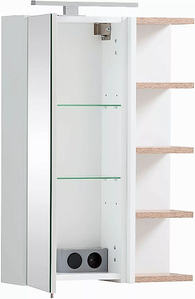 Schildmeyer Spiegelschrank "Balto", nit LED-Beleuchtung, Regal beidseitig m günstig online kaufen