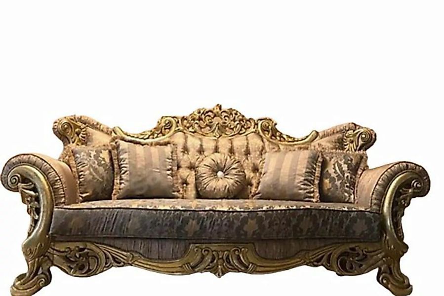 JVmoebel Sofa, Chesterfield Barock Dreisitzer Couch Möbel Sofa Couchen Stof günstig online kaufen
