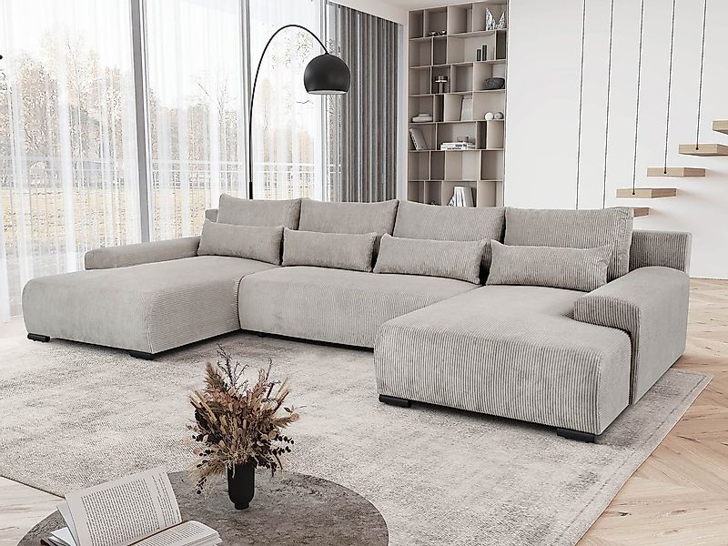 Beautysofa Ecksofa BENNY U, mit Schlaffunktion, mit Bettkasten, viele Farbv günstig online kaufen