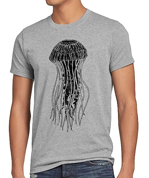 style3 T-Shirt Leonard Jellyfish Qualle big günstig online kaufen