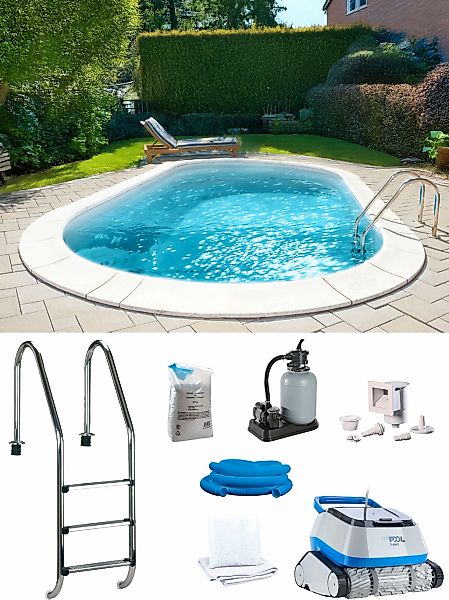 my POOL BWT Ovalpool "POWER, BxLxH: 360x623x150 cm" in 2 Folienfarben erhäl günstig online kaufen