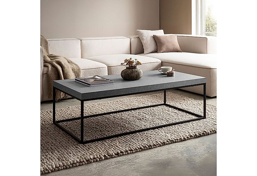 FINEBUY Couchtisch FB59747 Sofatisch 120 cm Wohnzimmertisch Groß Kaffeetisc günstig online kaufen