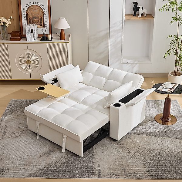 Merax Schlafsofa 3-in-1 Loungesofa faltbar Sofa günstig online kaufen