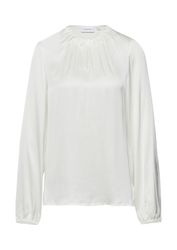 comma Langarmbluse Bluse Satinierte Bluse mit günstig online kaufen
