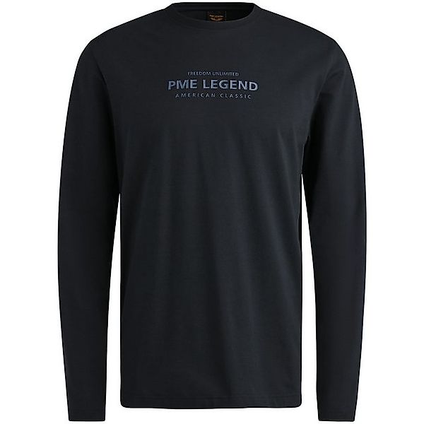 PME LEGEND Kurzarmshirt Long sleeve r-neck cotton elastan günstig online kaufen