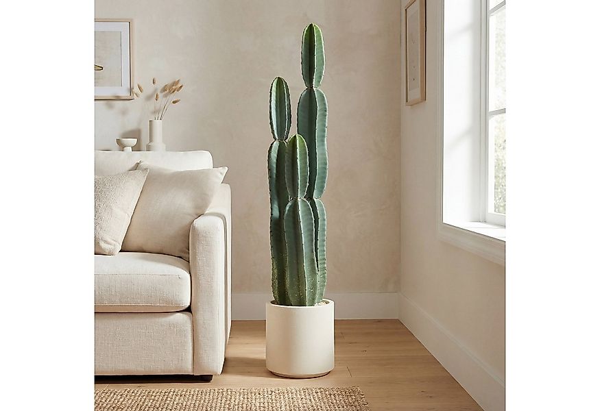 Kunstpflanze groß 111 cm künstliche Pflanzen Kaktus, HOMCOM, Höhe 111 cm, i günstig online kaufen