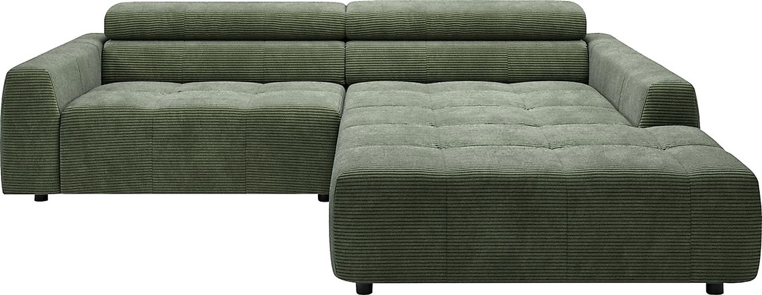 3C Candy Ecksofa »Denver auch mit Cord- und Easy care-Bezug, Kopfteilverste günstig online kaufen