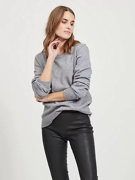 Vila Rundhalspullover "VIRIL O-NECK L/S KNIT TOP - NOOS" günstig online kaufen