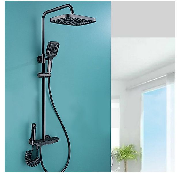 XERSEK Duschsystem Edelstahl Komplettset Duscharmatur Set günstig online kaufen