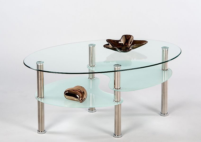 Stolkom Sp.z.o.o. Couchtisch Wave Glastisch, Wohnzimmertisch, günstig online kaufen