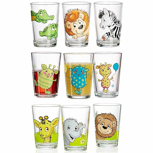 Ritzenhoff & Breker Kinderbecher "Kindergläser verschiedene Motive 205 ml 9 günstig online kaufen