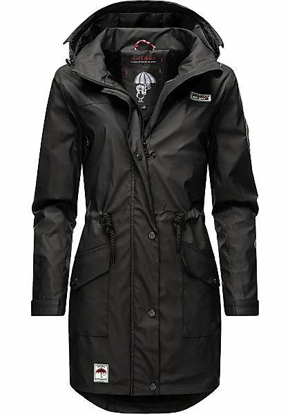 Navahoo Outdoorjacke "Deike", mit Kapuze, modischer Damen Outdoor Regenmant günstig online kaufen