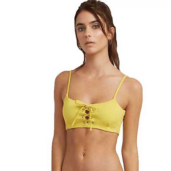 Rvca Solid Laced Bikini Oberteil L Mustard günstig online kaufen