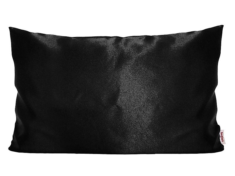 beties Kissenbezug Glanz Satin, (1 Stück), 40x60 cm schwarz günstig online kaufen