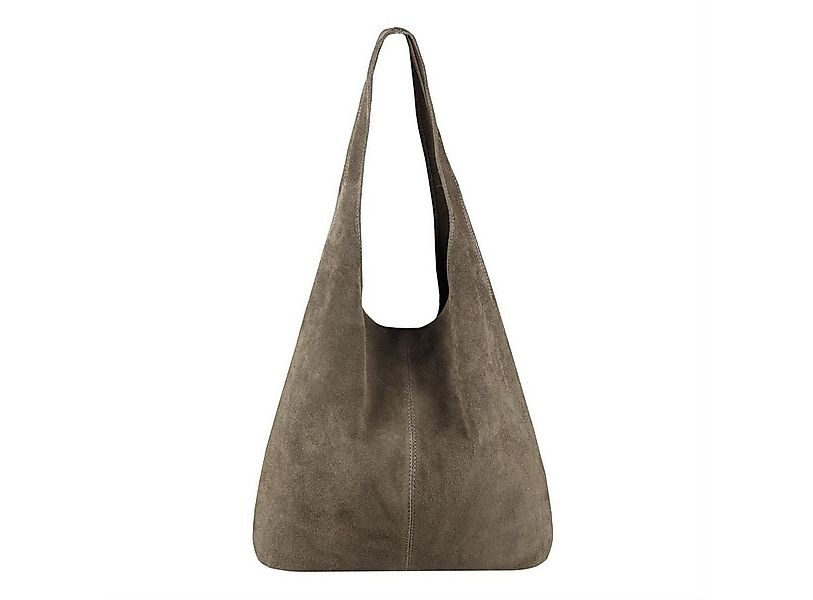 ITALYSHOP24 Schultertasche Made in Italy Damen Leder Wildleder Tasche Umhän günstig online kaufen