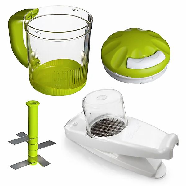 Genius Gemüse-Scheibenschneider »Nicer Dicer mit 14 Klingen inkl. Twist N J günstig online kaufen