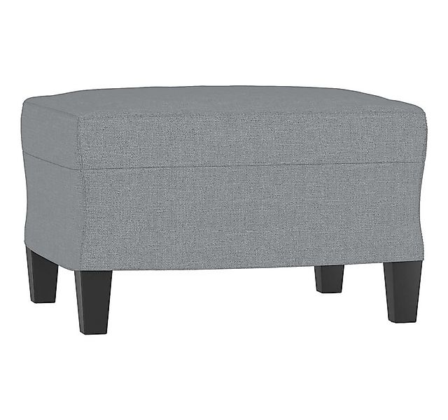 vidaXL Fußhocker, Sitzhocker Hellgrau 60x50x41 cm Stoff günstig online kaufen