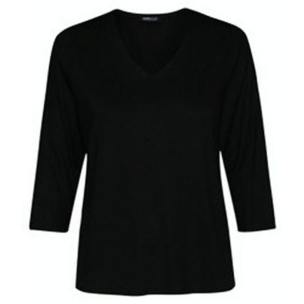 Frank Walder  T-Shirt V-Kragen T-Shirt für Damen in schwarz günstig online kaufen