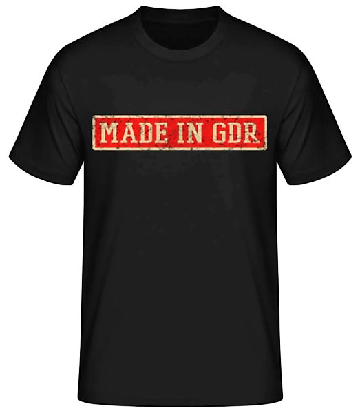 Made In GDR · Männer Basic T-Shirt günstig online kaufen