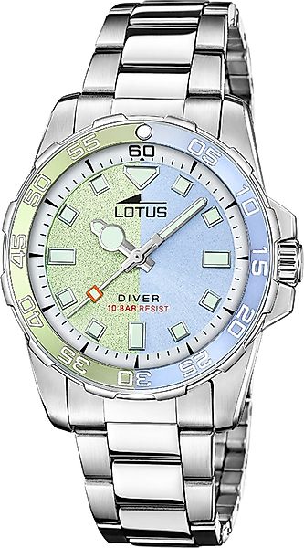 Lotus Chronograph Lotus Damenuhr Edelstahl silber günstig online kaufen