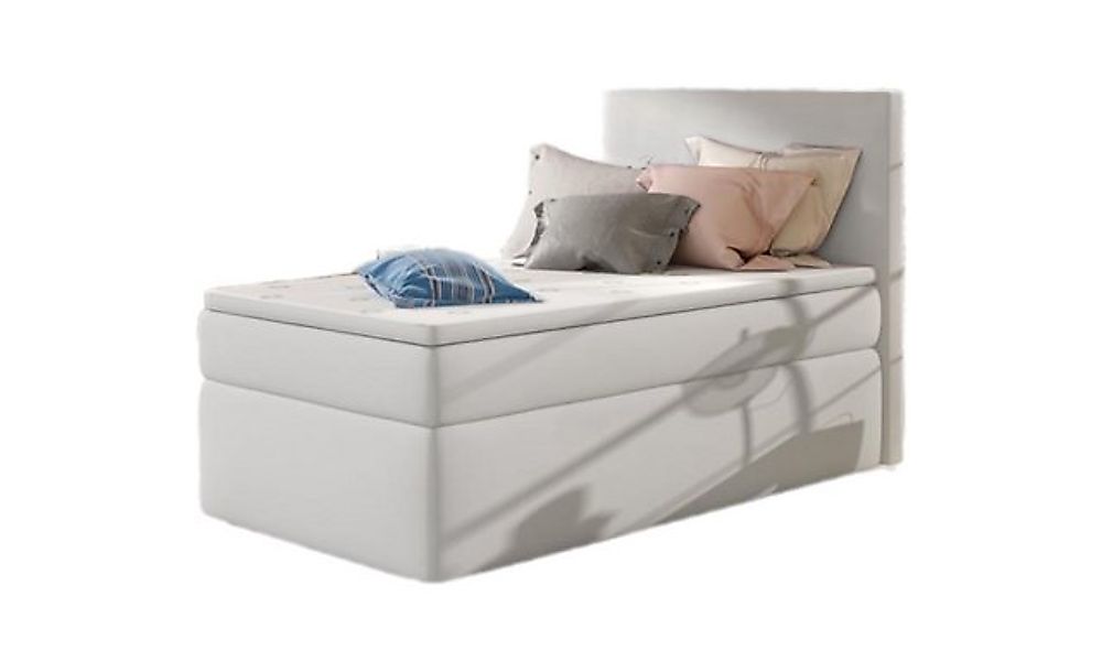 Luxusbetten24 Boxspringbett Relio 90x200, mit Stauraum günstig online kaufen
