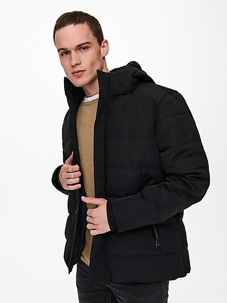 ONLY & SONS Steppjacke "ONSCAYSON PUFFA OTW NOOS", mit Kapuze günstig online kaufen