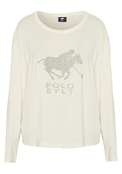 Polo Sylt Langarmshirt mit Logo-Motiv und -Schriftzug günstig online kaufen