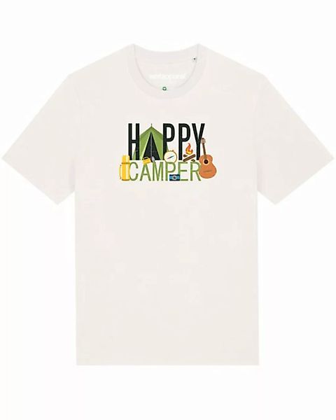 wat? Apparel Print-Shirt Happy Camper (1-tlg) günstig online kaufen
