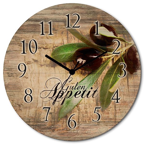 Artland Wanduhr Oliven Guten Appetit (wahlweise günstig online kaufen