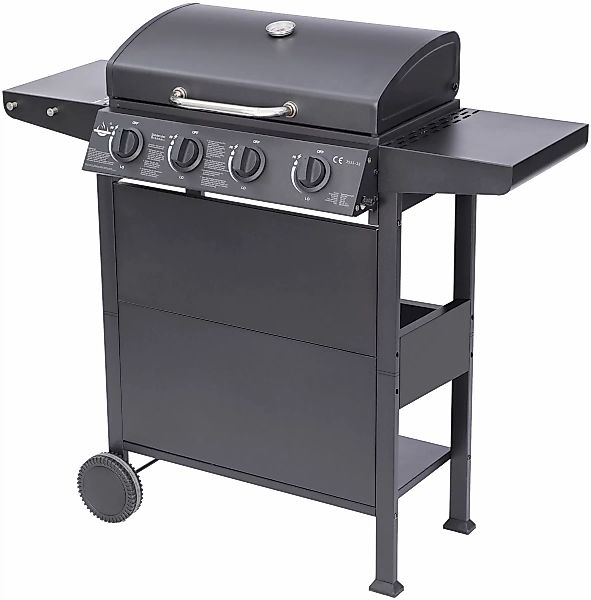 El Fuego Gasgrill San Jose mit 4 Brenner 114 cm x 101,5 cm x 51 cm günstig online kaufen