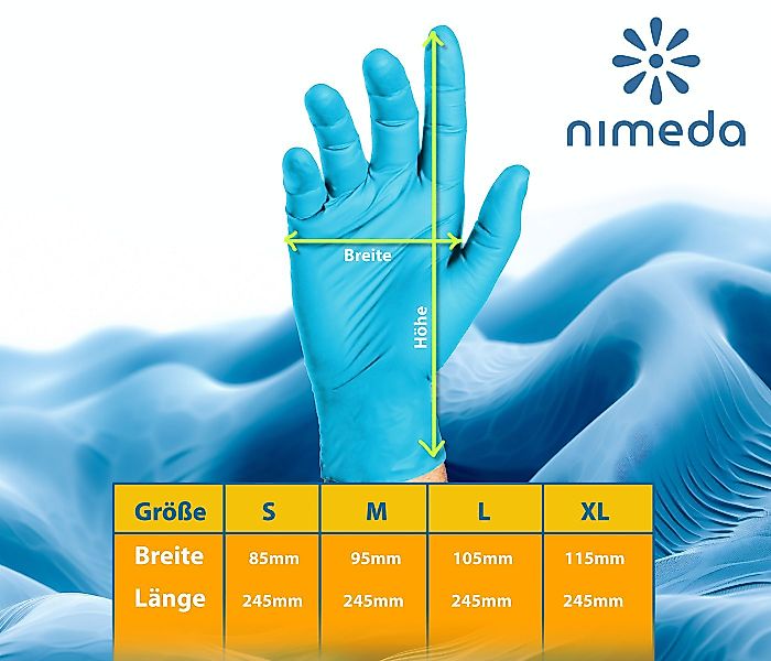 Kemes Einweghandschuhe Nitrilhandschuhe 100 Stück Einmalhandschuhe Gummihan günstig online kaufen