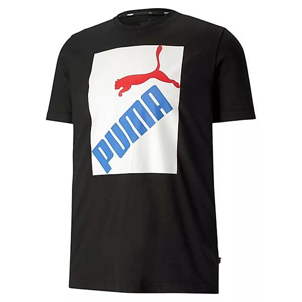 Puma Big Logo Kurzarm T-shirt S Puma Black günstig online kaufen