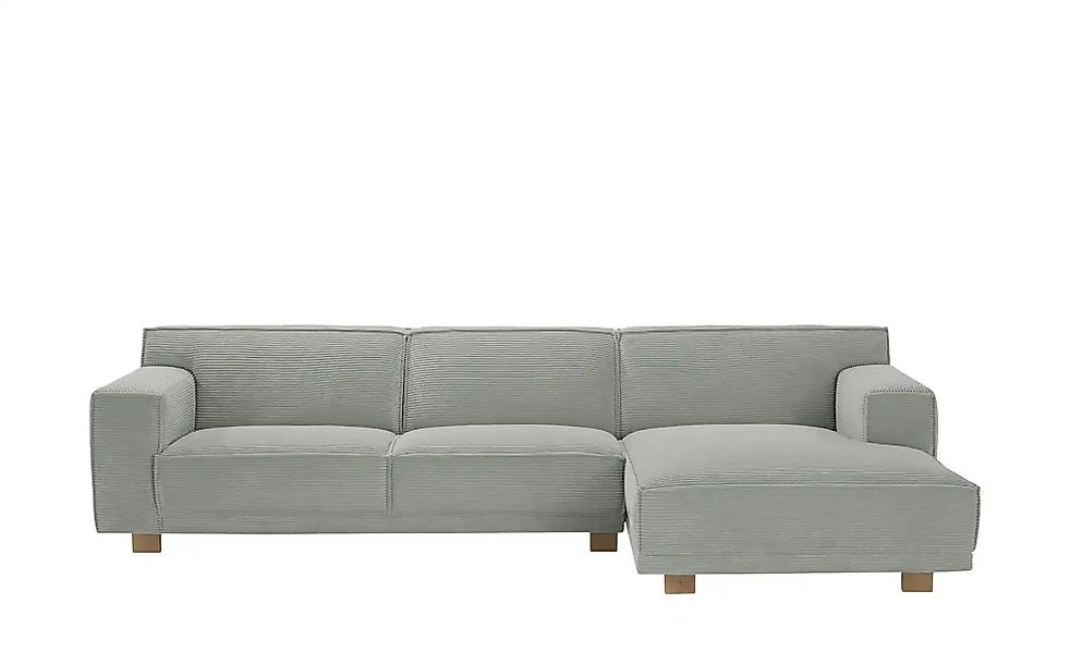 SOHO Ecksofa Cord Grau Trenisha ¦ grau ¦ Maße (cm): B: 301 H: 74 T: 160.0 P günstig online kaufen
