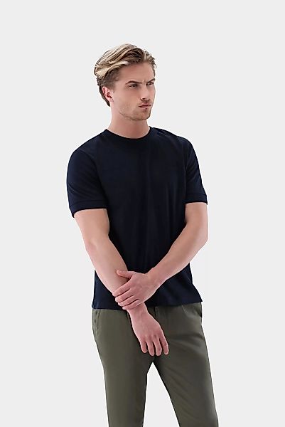 Unisex Rundhals T-Shirt mit Paspel 3er Set günstig online kaufen