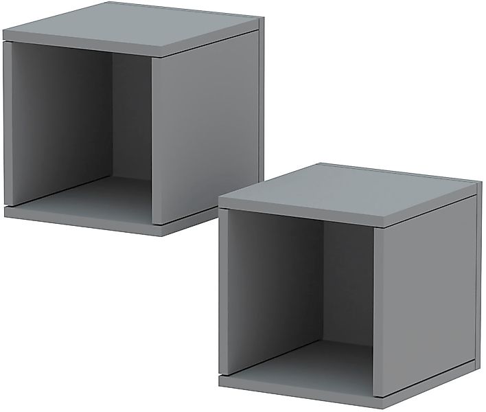INOSIGN Wandregal »Wandregal Infinity«, (Set, 2 St., 2 kleine Würfelregale) günstig online kaufen