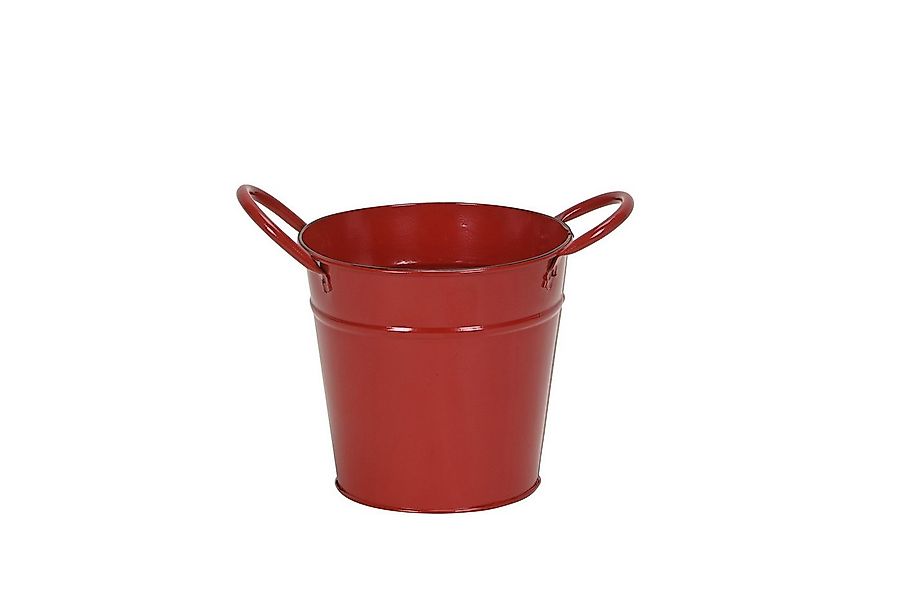 finehomegarden Blumentopf Metall Topf Übertopf Blumentopf Eimer mit Henkel günstig online kaufen