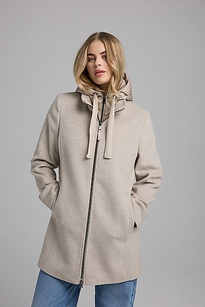 Manisa Wolljacke mit herausnehmbarer Kapuze günstig online kaufen