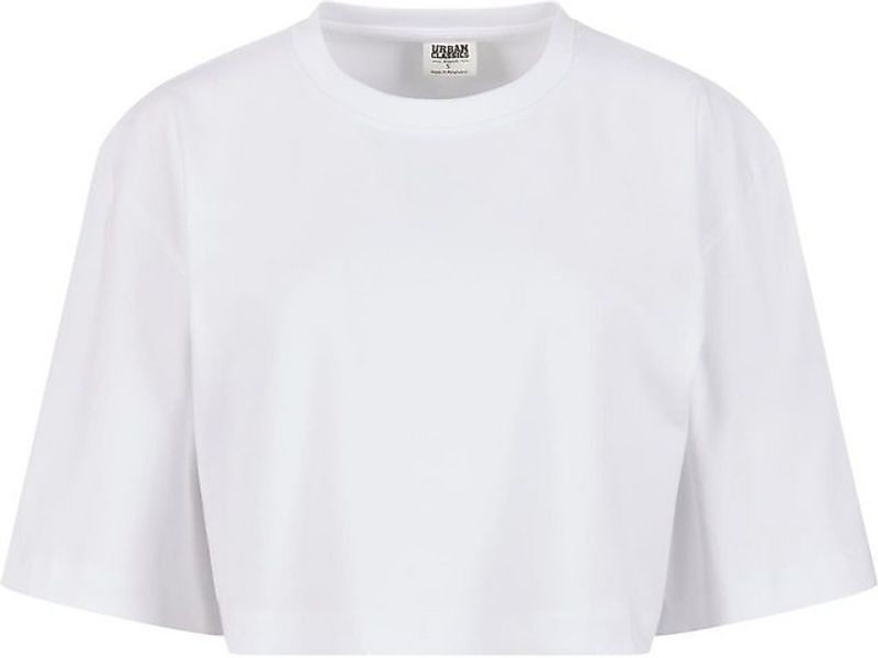 URBAN CLASSICS T-Shirt Ladies Heavy Organic Oversized Cropped Tee günstig online kaufen