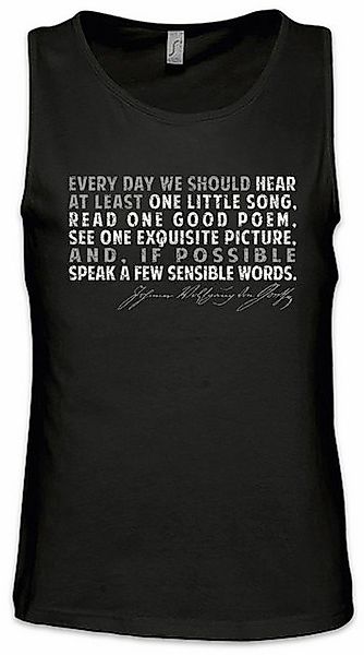 Urban Backwoods Tanktop Goethe Every Day Ärmelloses T-Shirt Johann Wolfgang günstig online kaufen